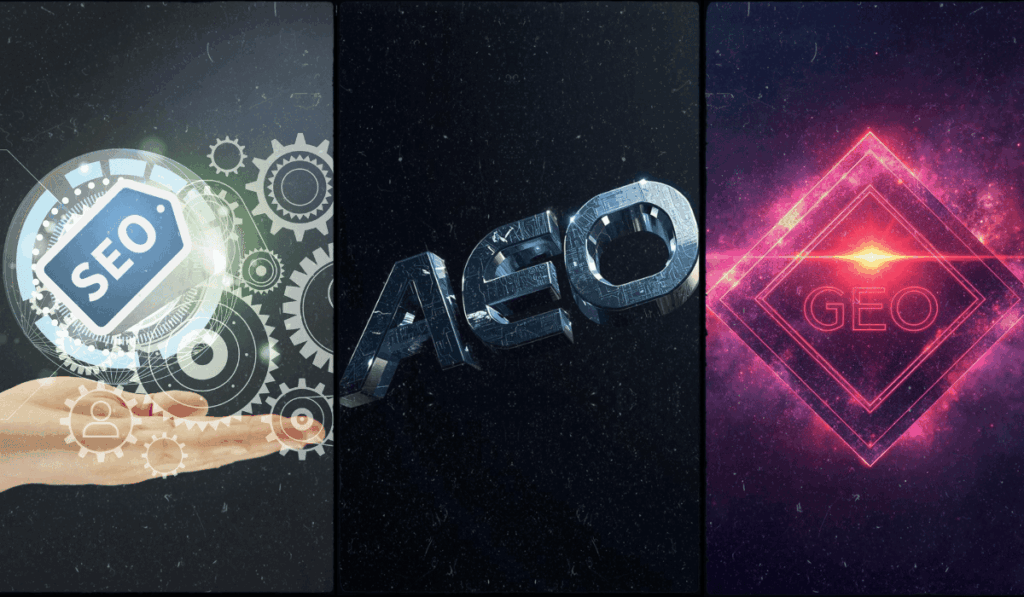 SEO vs AEO vs GEO