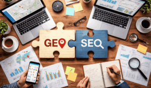 GEO, SEO and traditional SEO strategies for local visibility and improved search rankings.