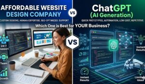 Affordable Website Design Company vs. ChatGPT