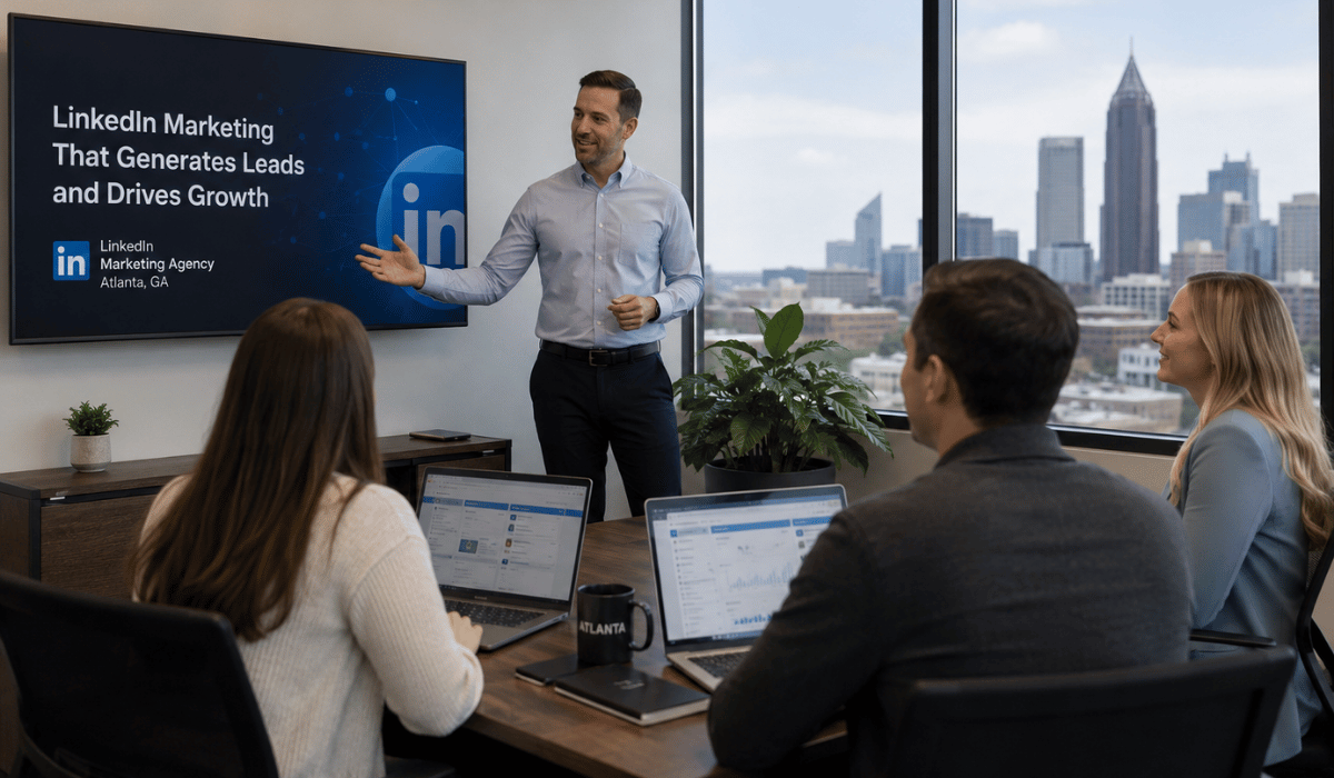LinkedIn marketing agency in Atlanta helping B2B businesses generate leads and grow through targeted LinkedIn marketing strategies.